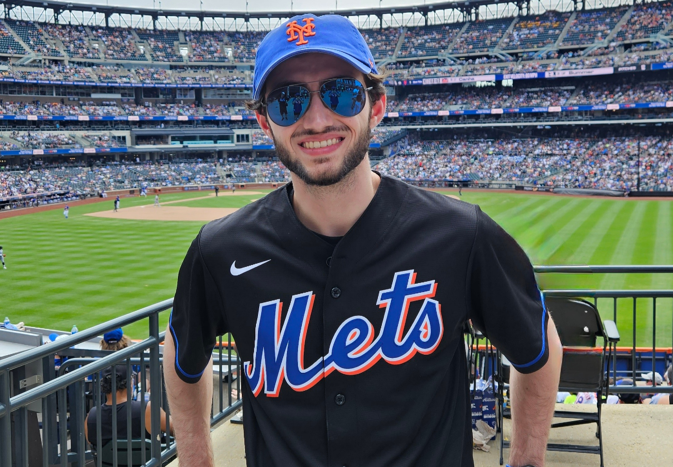 Eric at a New York Mets game